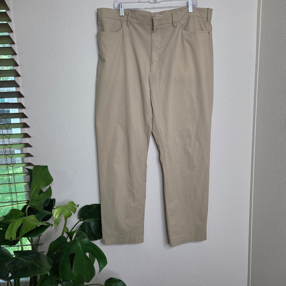 RLX Ralph Lauren Golf Pants 40x32 Beige Polyester Sporty Preppy Golfcore‎